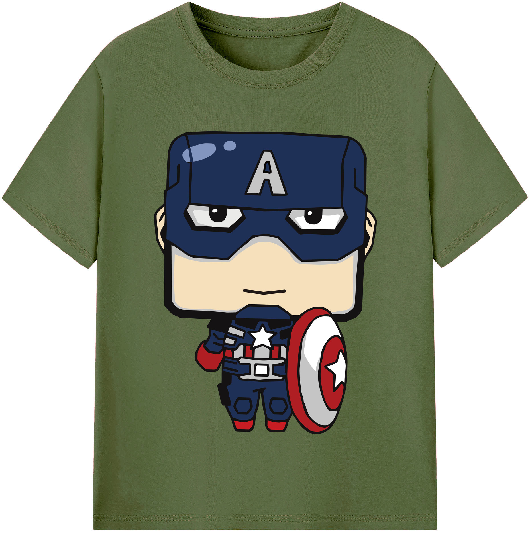 （画像用） アベンジャーズ The Avengers 綿100％半袖Tシャツ（フロントプリント）
